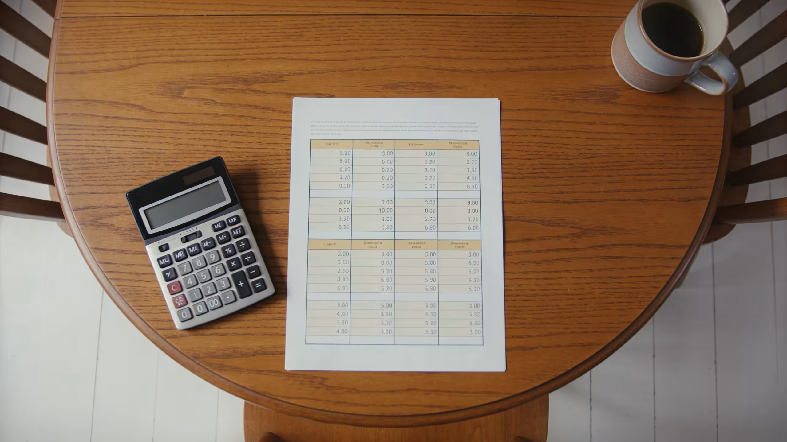 Life insurance policy documents and a pen on a family home desk with soft natural lighting