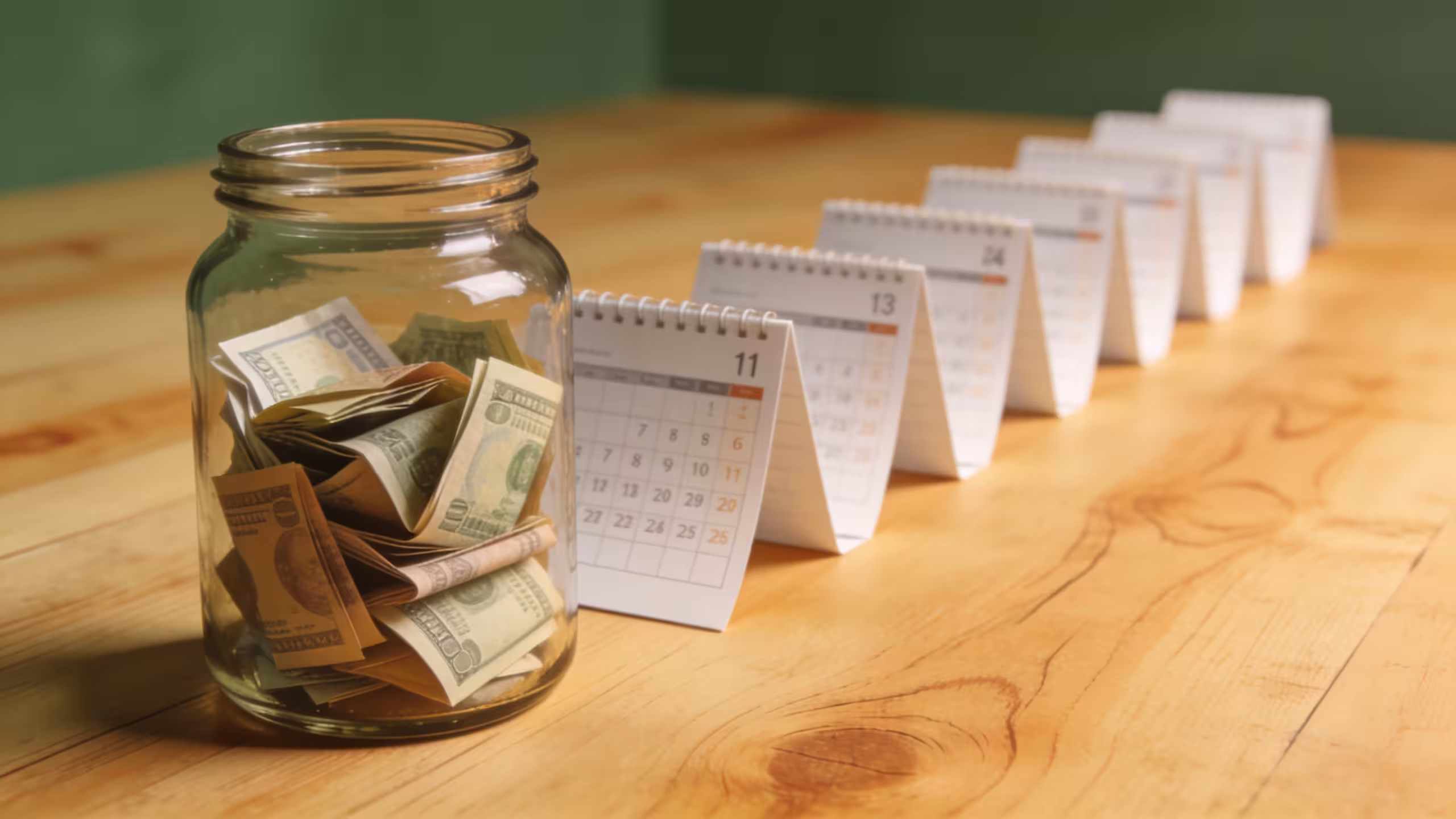 Payday loan rollover explained: a blank loan document beside a calendar with circled due dates on a clean desk