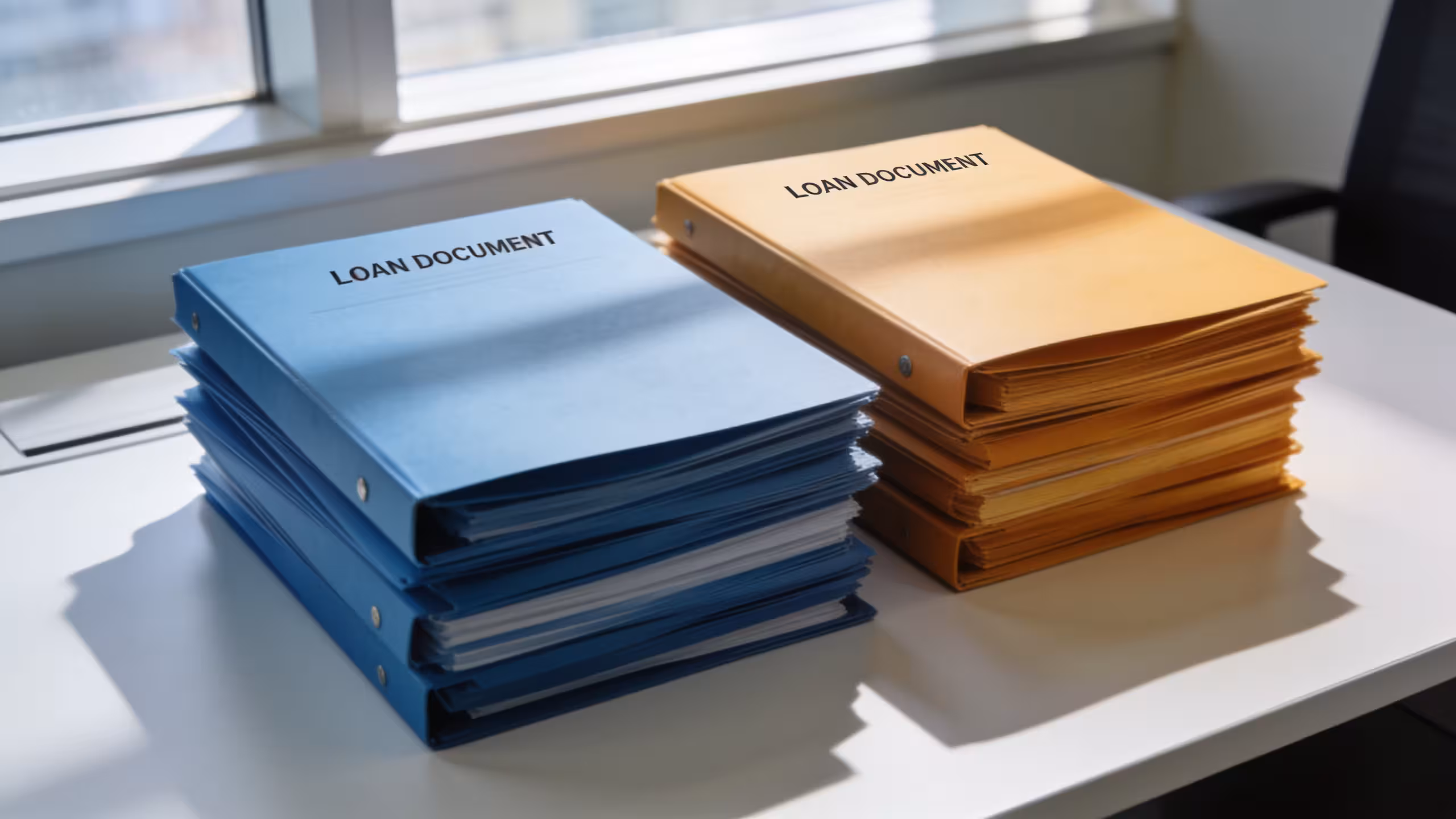 Fixed vs variable student loan rate documents on a clean desk, natural lighting, professional editorial style