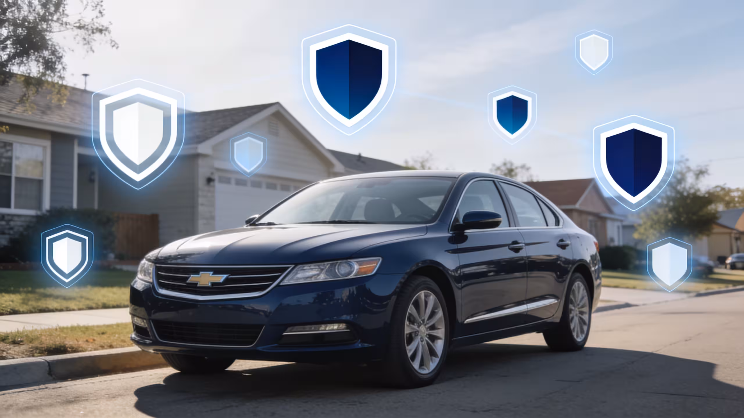Auto insurance policy document and car keys on a clean desk, professional editorial style, full coverage concept