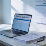 Student loan documents and a calendar on a clean office desk, illustrating fast approval student loans